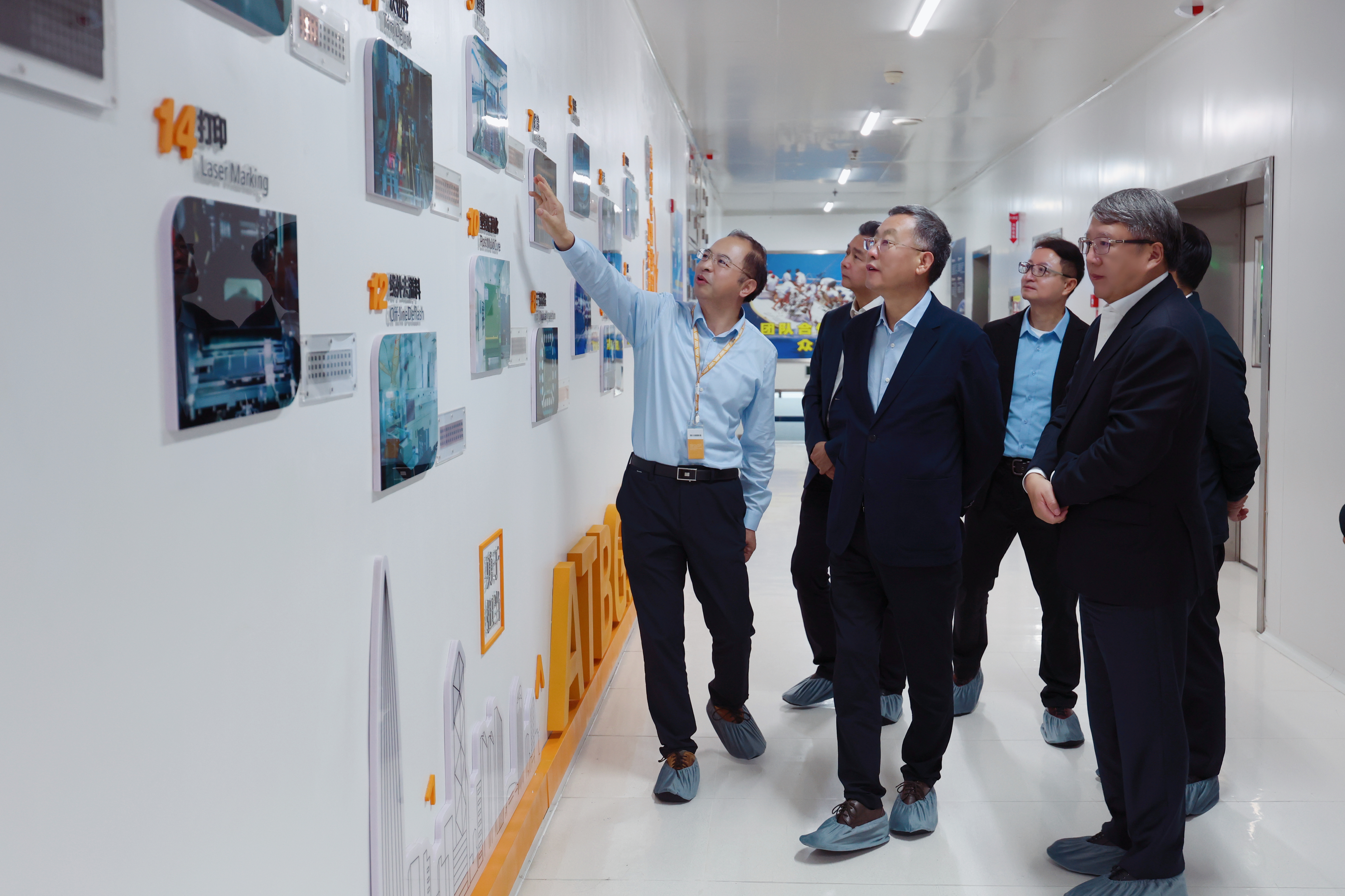 調研華潤微電子封測生產線